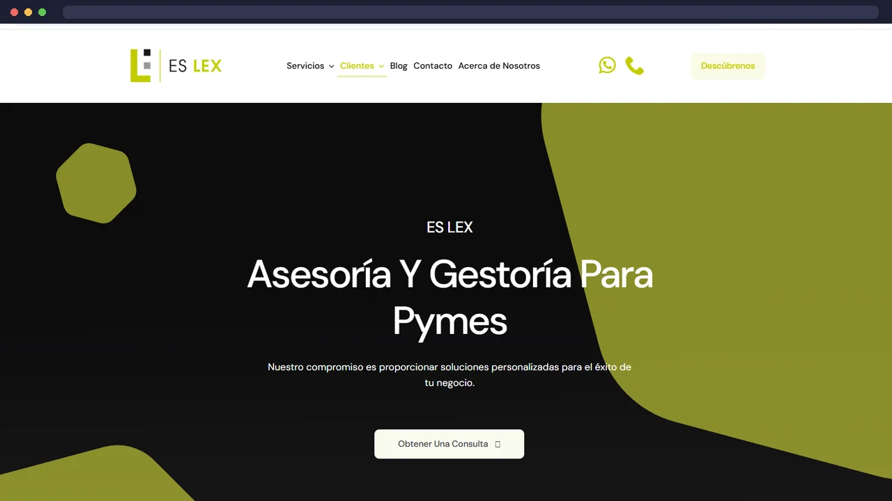 Captura ESLEX FRONT — proyecto SENDAR