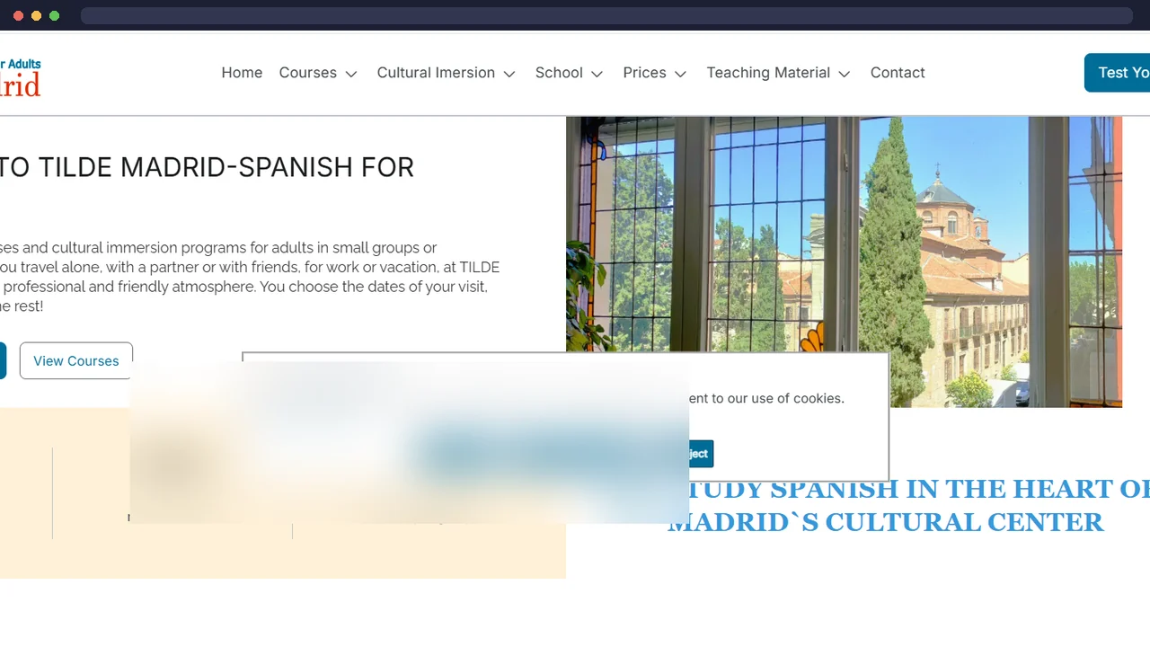 Captura TILDE FRONT — proyecto SENDAR